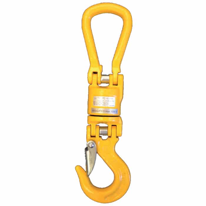 Red Lifting Hook with Swivel Head - Cavanagh Nets