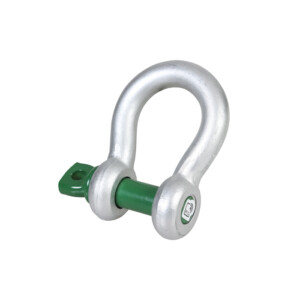 Green Pin Bow Shackle - G4161 Screw Pin Standard Bolt Type Shackle